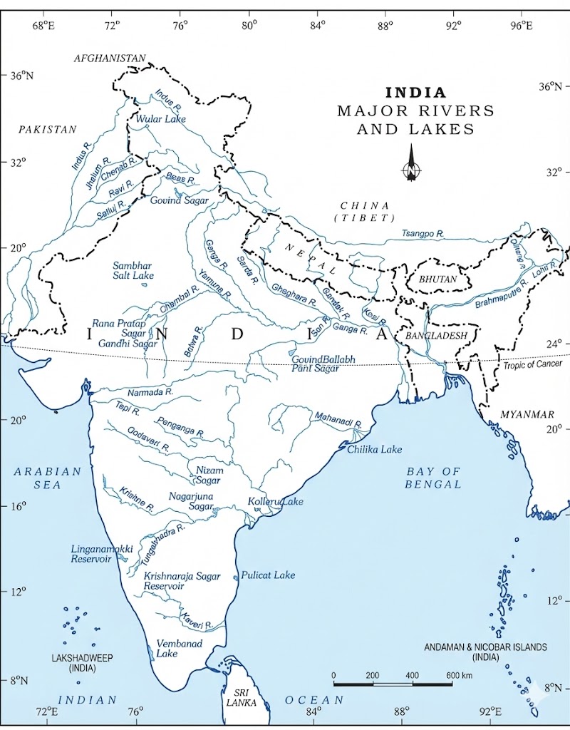 India River Map